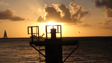 Beach Sunset Video stock 36235960