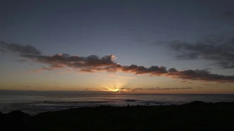 Beach sunset Stock-Footage 77050537