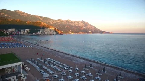 Beach. Sunset Video stock 77444645