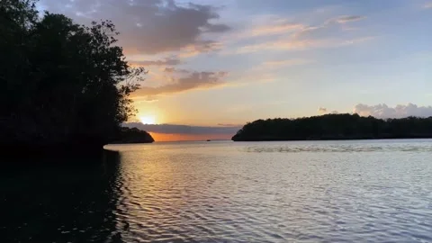 Beach Sunset Stock Footage 149087353