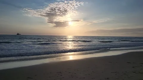 Beach Sunset 스톡 동영상 217845217