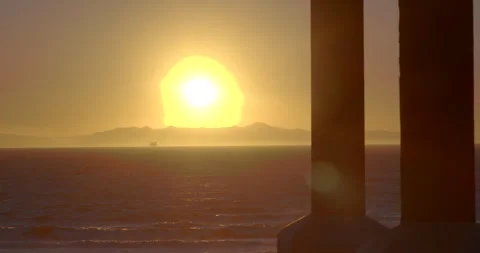 Beach Sunset Stock Footage 292934440