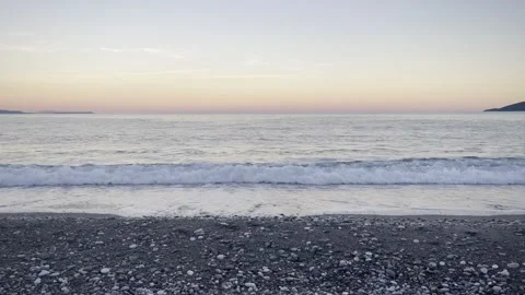 Beach Sunset Greece Stock Footage 256909108