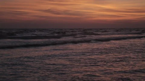 Beach at Sunset | HD 1080 Stock Footage 47716300