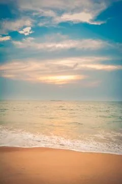 Beach Sunset India Stock Photos