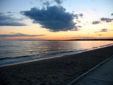 Beach sunset Stock Photos