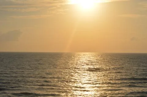 Beach Sunset 스톡 사진