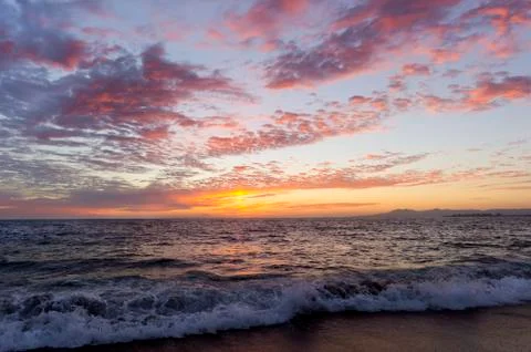 Beach Sunset Stock Photos