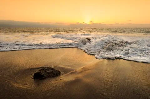 Beach Sunset Stock Photos