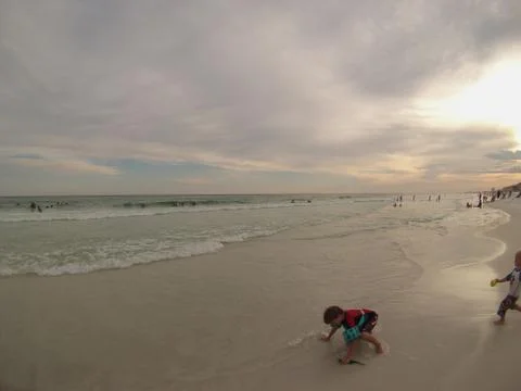 Beach With sunset Photos