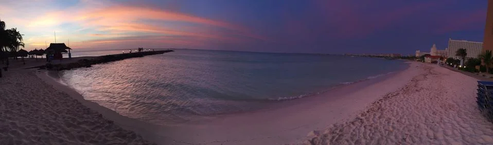 Beach Sunset Stock Photos