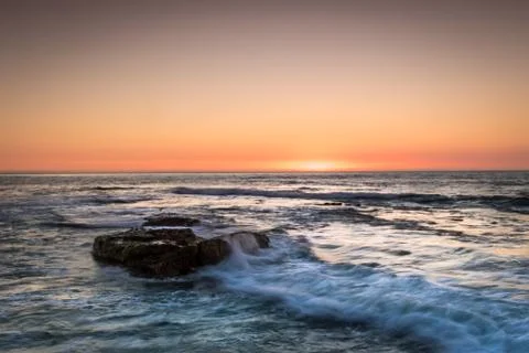 Beach Sunset Foto stock