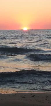 Beach, sunset Stock Photos