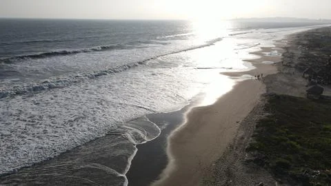Beach sunset Stock Photos