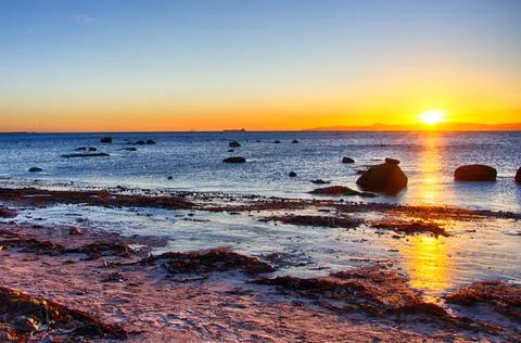 Beach Sunset Stock Photos