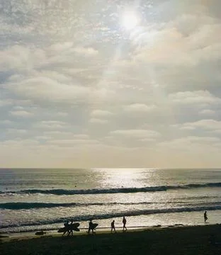 Beach Sunset Stock Photos