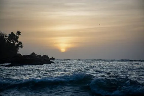 Beach Sunset Stock Photos