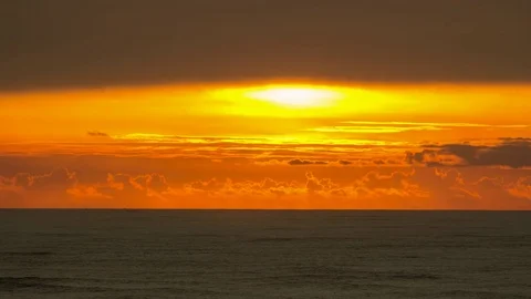 Beach Sunset Time-lapse - 4K 動画素材 74491515