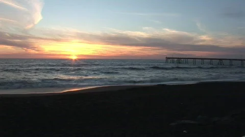 Beach Sunset Timelapse 스톡 동영상 154060