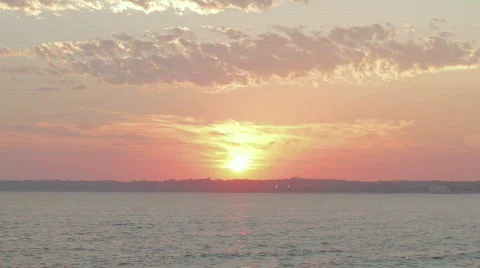 Beach sunset windy Stock-Footage 864028