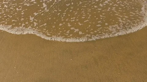 Beach Surf Foam Swell Stock Footage 126941535