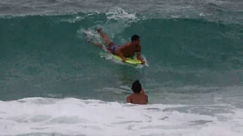 Beach surf hawaii Stock Footage 69249608