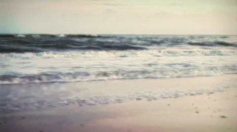 Beach Surf at Sunrise Stock-Footage 262478