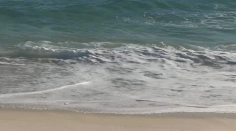 Beach Surf Waves Stock Footage 21740757