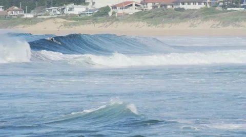Beach surf waves Stock Footage 44701901