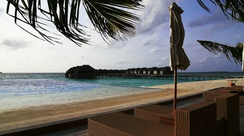 Beach swimming pool Stock Footage 42117013