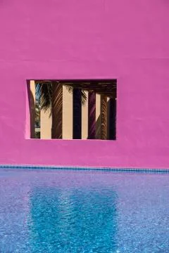 Beach swimming pool Stock Photos