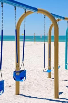 Beach Swing Stock Photos