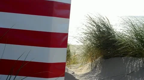 Beach tent Stock Footage 22179331