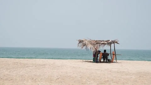 Beach tent Stock Footage 241424397