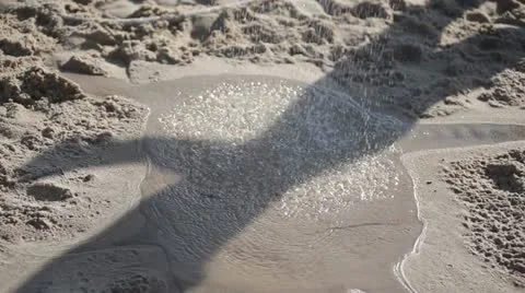 Beach textures. 库存影片 14804984