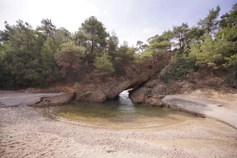 Beach in Thassos, Greece Stock Photos