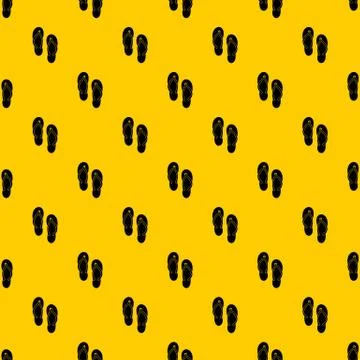 Beach thongs pattern vector 스톡 일러스트