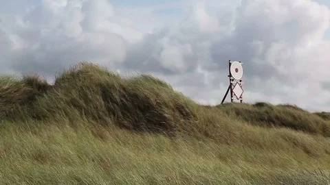 On the beach in Thy National Park Stock Footage 97125499