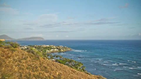 Beach Time Lapse Coastline Stock Footage 31865484