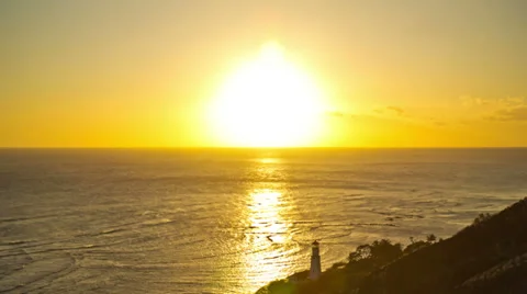 Beach Time Lapse Coastline Sunset Stock Footage 31866385