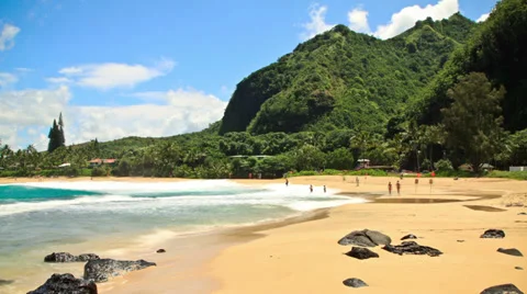 Beach Time Lapse Stock Footage 31859645