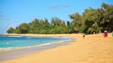 Beach Time Lapse Stock Footage 31860713