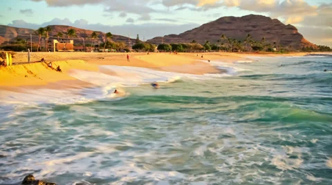Beach Time Lapse Stock Footage 31862792