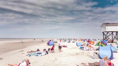 Beach Time Lapse Stock Footage 39343656