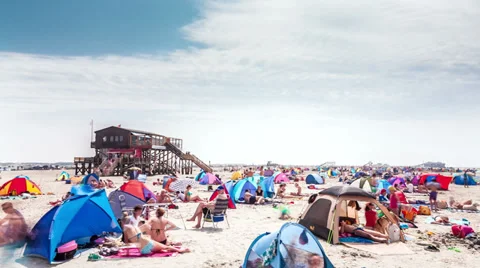 Beach Time Lapse Stock Footage 39343966