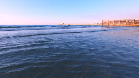 Beach time lapse Stock Footage 161968629