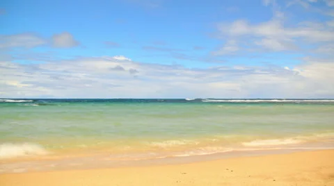 Beach Time Lapse Snorkeling Stock Footage 31861493