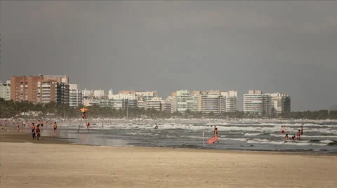 Beach Time Lapse Summer And Waves 库存影片 35862561