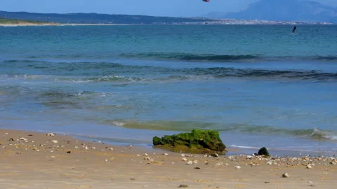 Beach time lapse in Tarifa, Andalusia, Spain Stock Footage 340023190