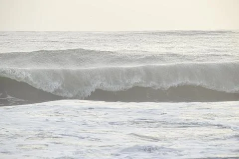 Beach at the time of sunset. Stock Photos